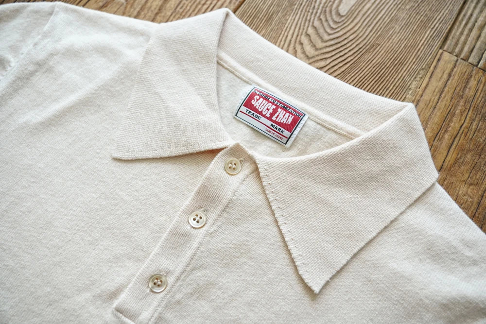 SauceZhan Knit Polo Shirt – Men's Cotton Summer Tee