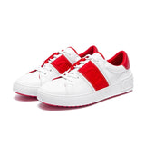 Women Casual Shoes Red Flat Board Shoess Balance Technology Press Insole Comfort Sneakers Luxury Brand 2025 New