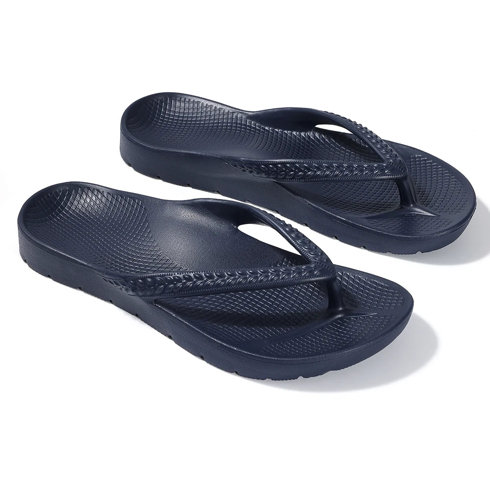 Crestar Women's Orthopedic Flip Flops Summer New EVA Sandals For Plantar Fasciitis Relief Comfort Unisex Non-slip Beach Slippers