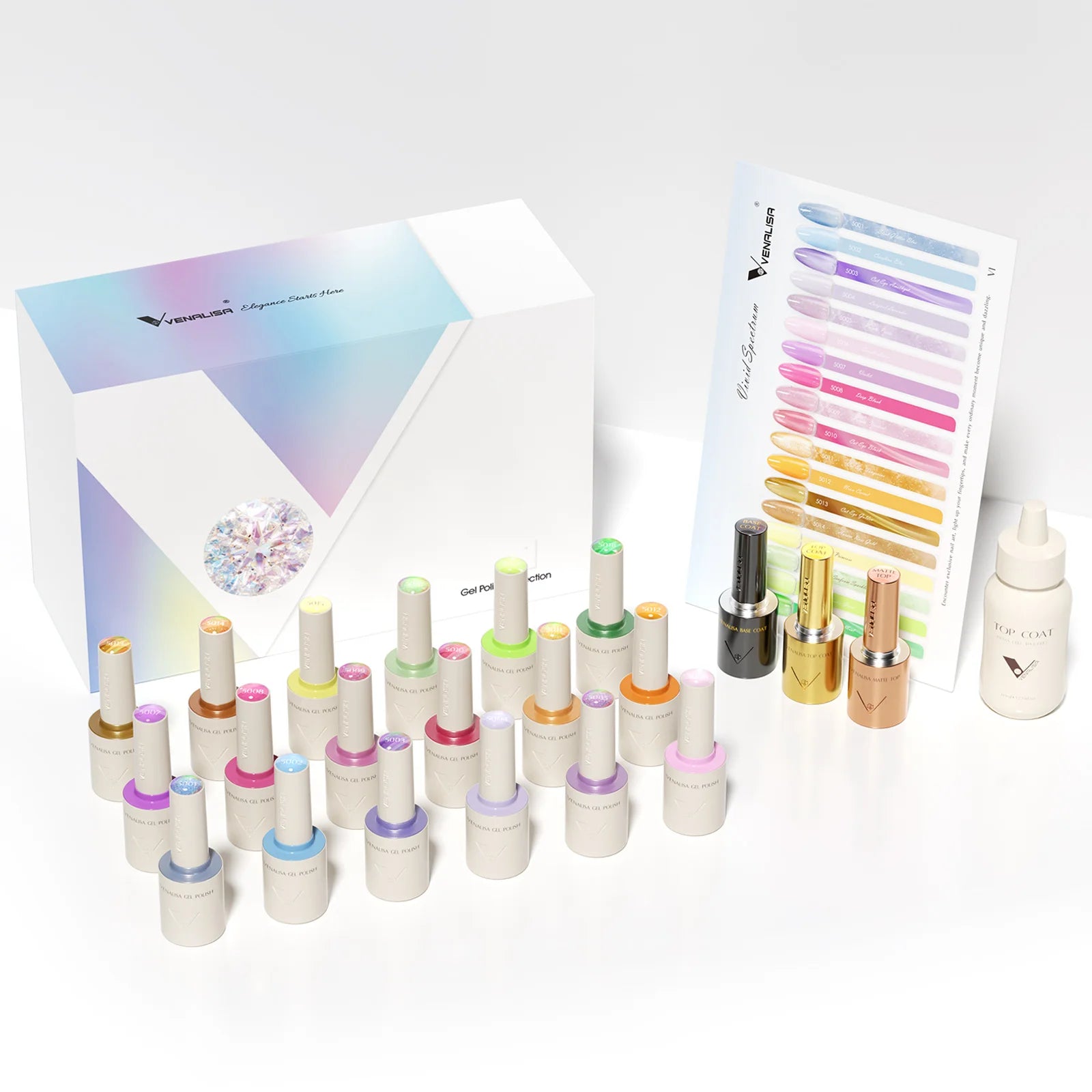 VENALISA 10ml Gel Polish Kit – HEMA & TPO Free