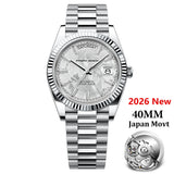 PAGANI DESIGN Men's Watches DD40 Gold White Luxury Automatic Watch Men Japan Movt Date Week Mechanical Watches For Men 2026 New