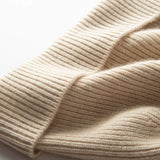 MERRILAMB Men's Pure Cashmere Ribbed Beanie | Soft & Warm