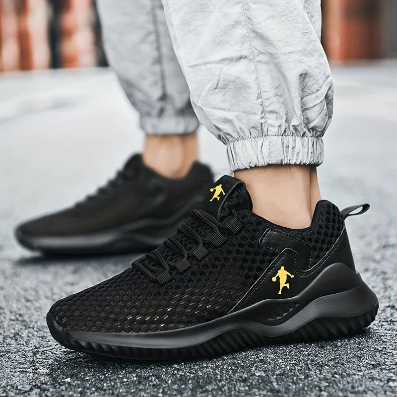 Men's Breathable Mesh Sneakers — Lightweight Casual Running Shoes