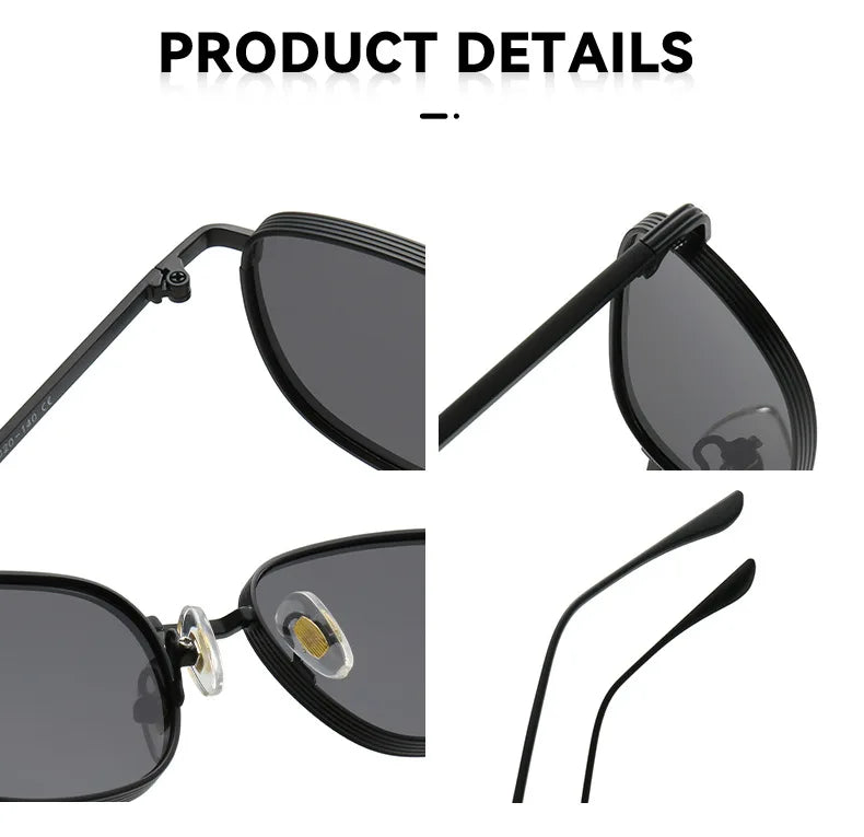 DDDLONG Fashion Small Square Retro Sunglasses Women Classical Vintage Punk Sun Glasses For Men Eyewear Outdoor Shades D626