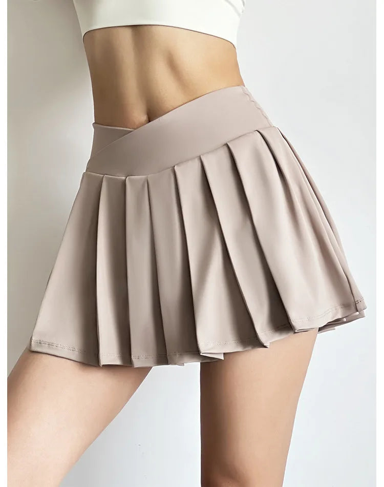 Women’s High-Waist Pleated Active Skort