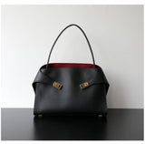 Niche Light Luxury High-end Leather Large-capacity First-layer Cowhide Women's Handbag Tote Bag Commuter Leisure Versatile