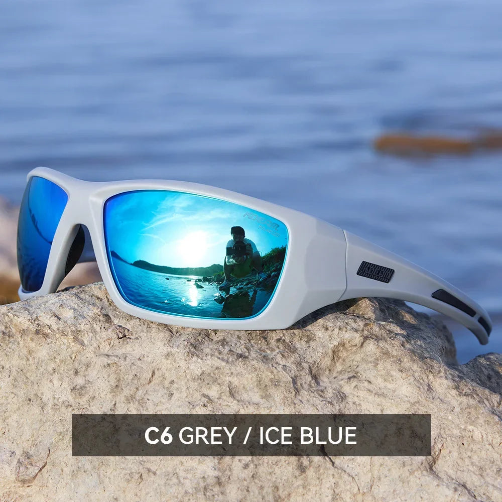 KDEAM New Polarized Fishing Sunglasses TR90 Frame Comfortable Anti slip Design Outdoor Fashion Sports Glasses Men Women Goggles