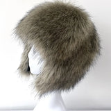 Fluffy Faux Fox Fur Trapper Hat Women pilot Hat Bomber hat men ski cap winter hat thickened warm шапка ушанка Beanies Bonnet