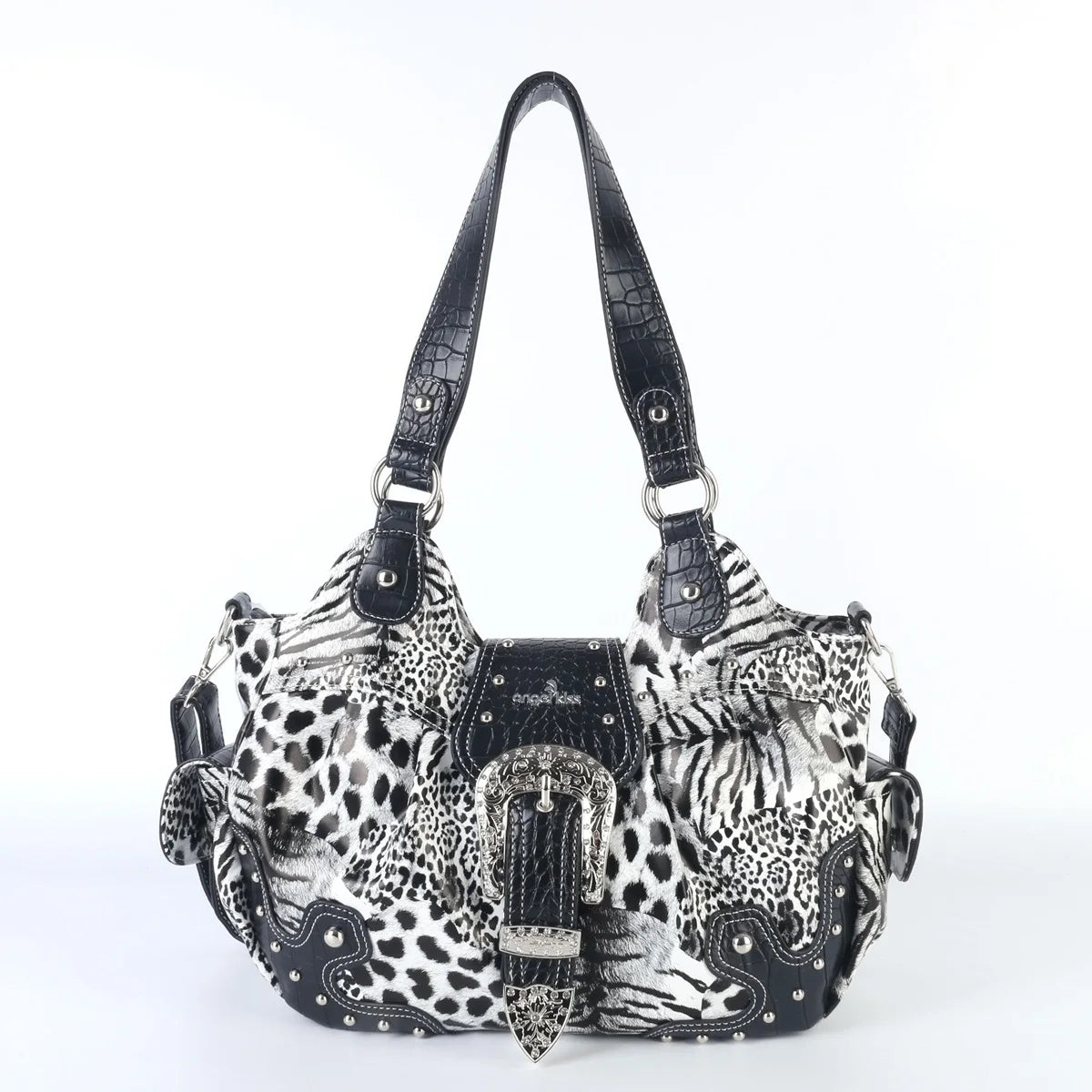 Women Handbag Satchel Top-handle Shoulder Bag PU Dumpling Pack Multi-pockets Shoulder Bags Phone Money Pack