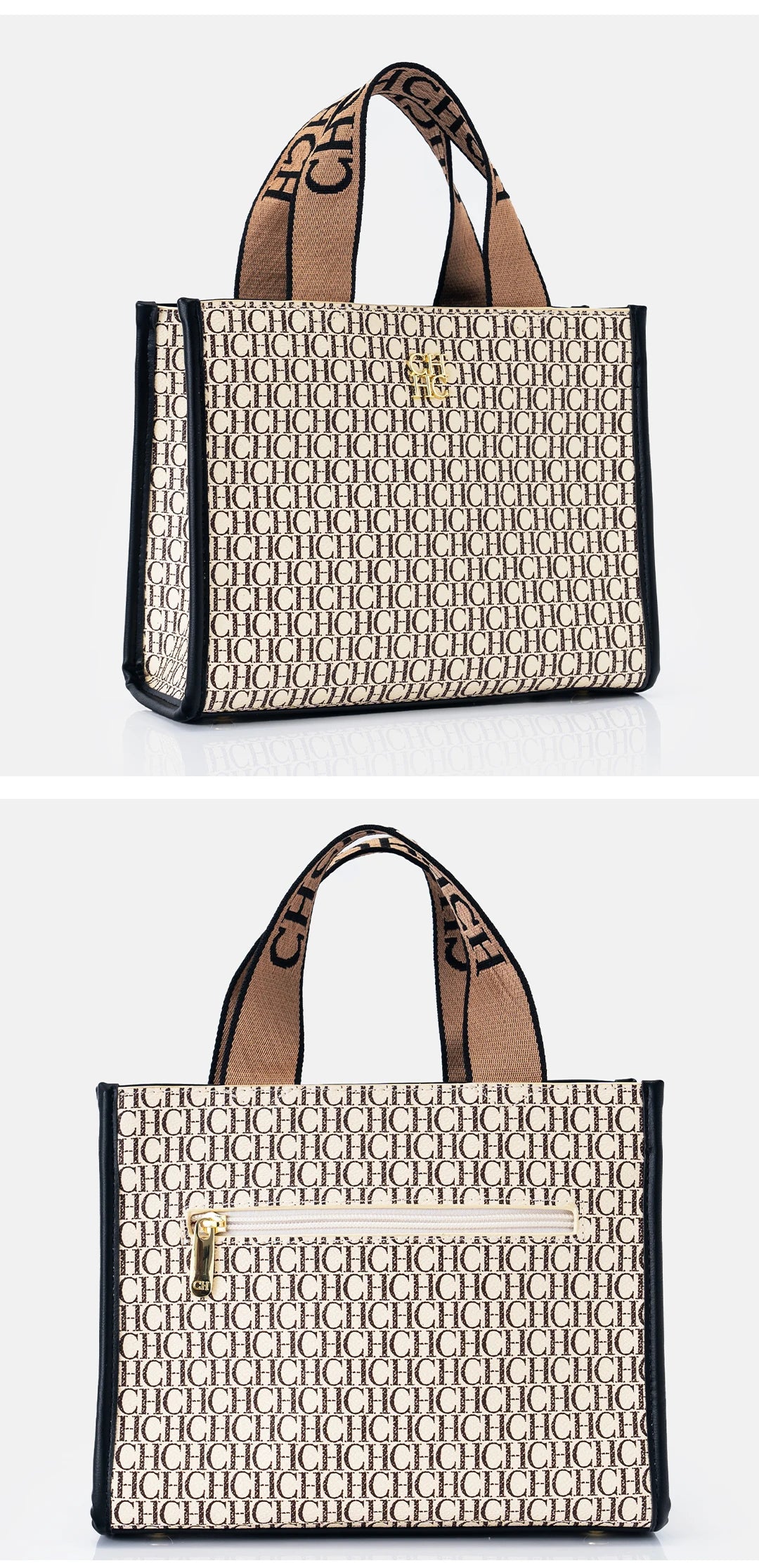 CH Women's Bags Metal Logo Casual Large Capacity Light Luxury Brand Designer 2026 New Fashion High Quality Women's Handbag