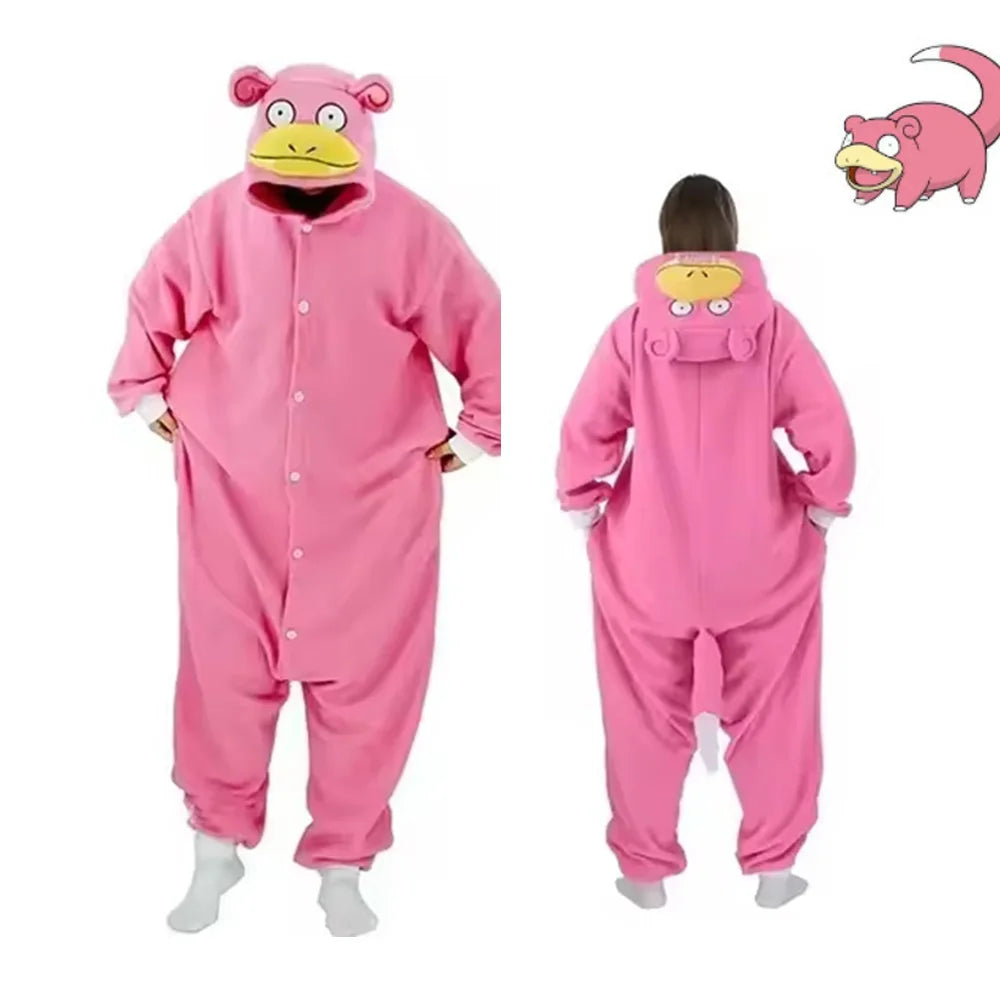 Pokemon Cosplay Costume Men Women Kigurumis Anime Onesie Hallween Carnival Party Outfit Gengar Pikachu Funny Jumpsuit