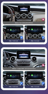 Mercedes Benz W205 GLC CarPlay & Android Auto Screen