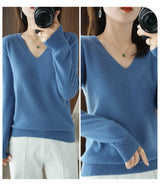 Women’s Lace V-Neck Knit Sweater