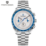 PAGANI DESIGN New Luxury Moon Quartz Watches For Men Stainless steel Luminous waterproof Sports Chronograph Man 2026 Retro Watch