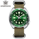 STEELDIVE Classic New Nylon Strap SD1970 200M Water Resistant Sapphire Glass AR Coating Mens Automatic Watch NH35 Dive Watch