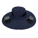 Solar-Powered Cooling Bucket Hat | UPF 50+ Wide Brim