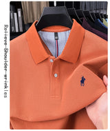 Premium Cotton Embroidered Long Sleeve Polo Shirt