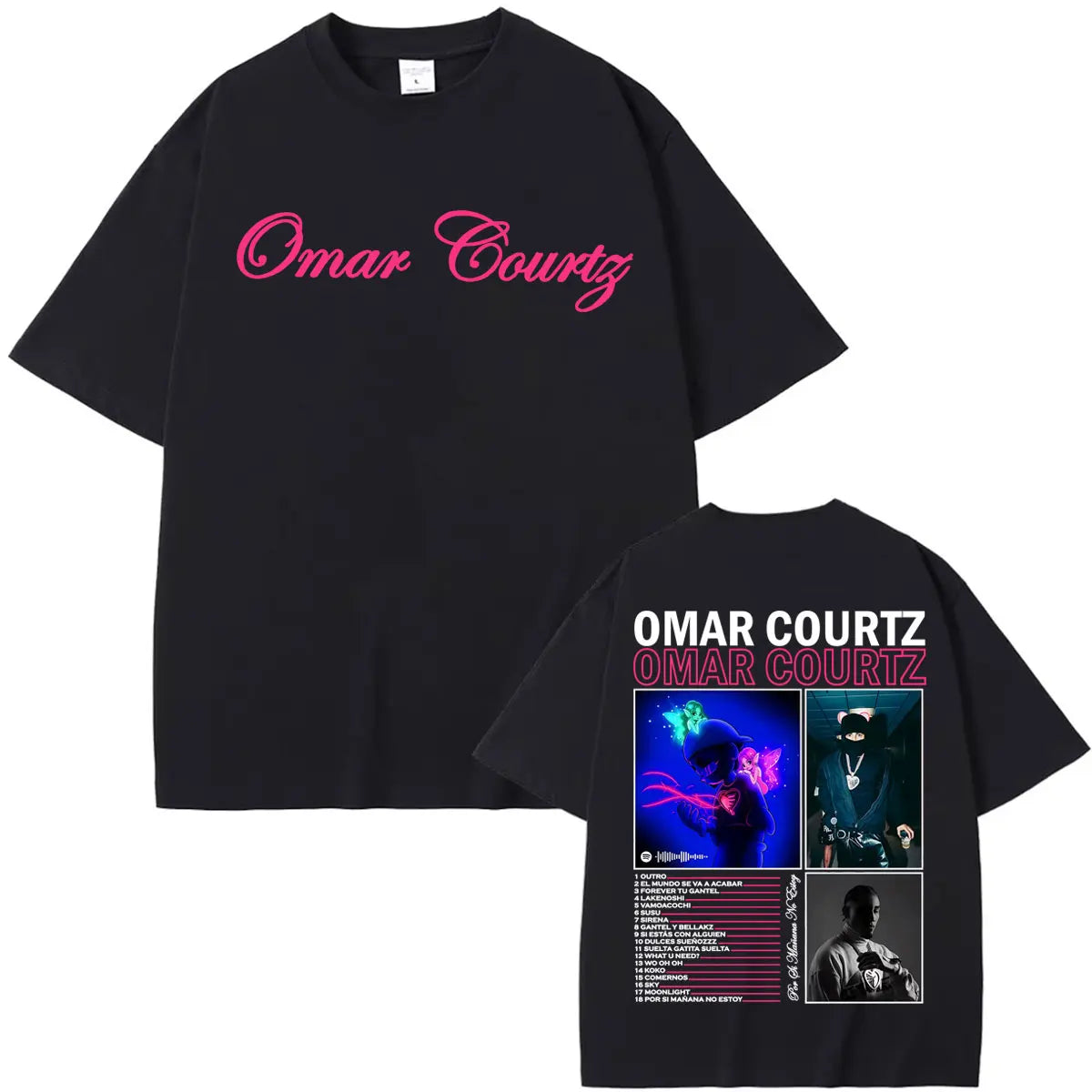Omar Courtz 2026 Tour Cotton Graphic T-Shirt