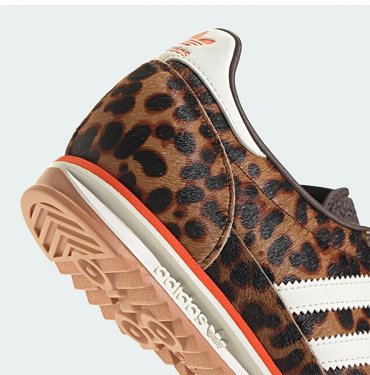 Adidas genuine clover women's leopard print durable and fashionable sports shoes JI0189