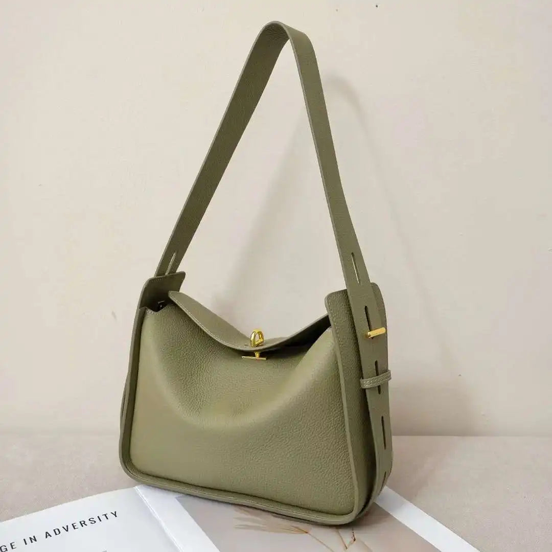 Genuine Leather Luxury Women Shoulder & Crossbody Bag