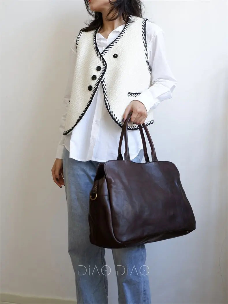 Genuine Leather Women's Luxury Crossbody Shoulder Bag