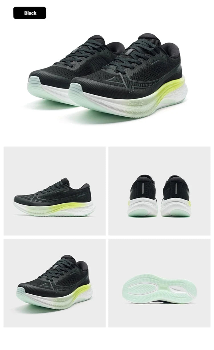 Xtep 2000km Plus Running Shoes Women's 2025 Spring Lightweight Anti-slip Wear-Resistant Training Jogging Sneakers 875318110009