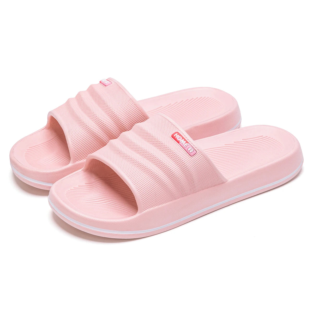 EVA Couple Slippers Slip on Soft Bottom Home Slippers Comfortable Simple Casual Slippers