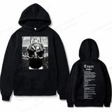 Tupac 2Pac Graphic Fleece Hoodie for Men