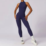 V-Back Athletic Yoga Jumpsuit