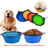Portable Collapsible Pet Bowl | Travel Food & Water Dish