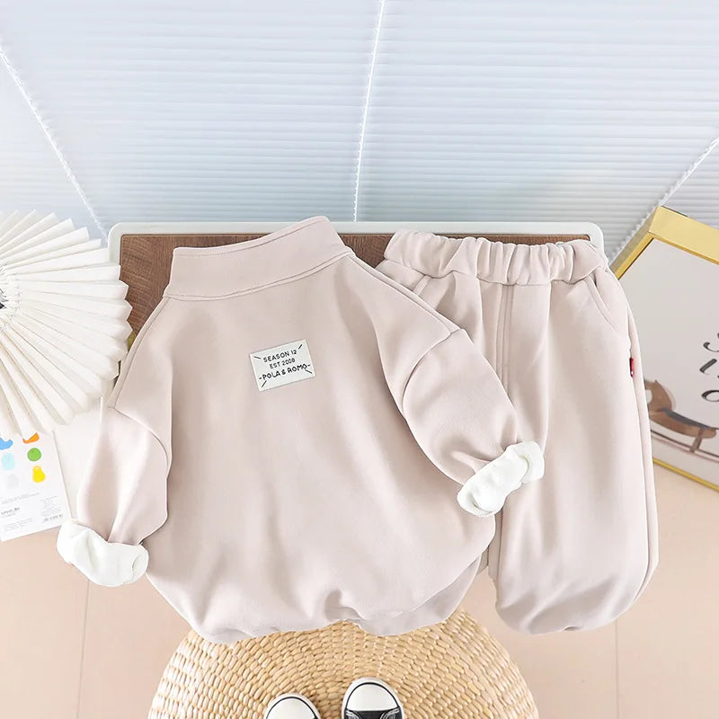 Kids' Winter Fleece 2-Piece Sport Suit