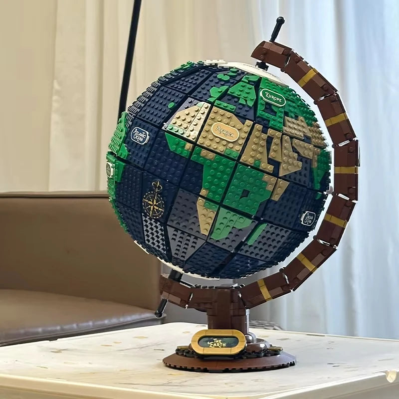 DIY expert new model earth building blocks, high-end home decoration, desktop furnishings，ideal giftS