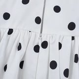 Polka Dot Halter Mini Dress