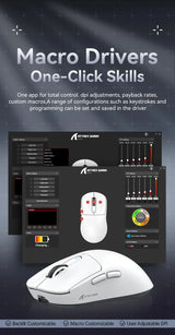 ATTACK SHARK X3/X3Pro Wireless Gaming Mouse PAW3395 26K DPI Tri-Mode Bluetooth Wired Ultra Lightweight High Quality Mouse