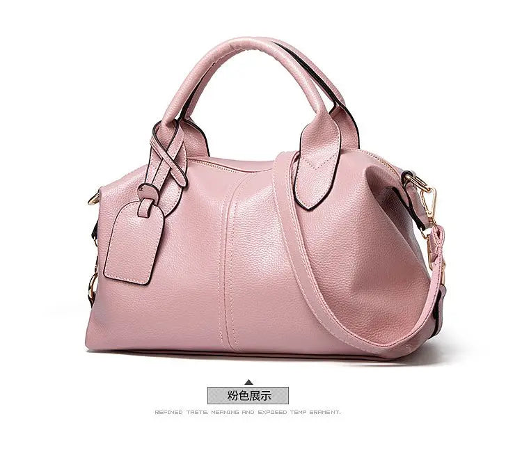 Women Handbags 2024 New Lychee Pattern Women's Korean Version Sweet And Fashionable Soft Women's Bag