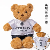 Football Star Plush Teddy Bear Doll | Kids & Fans Gift