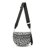 Women Checkered Bum Bag Casual Fanny Pack Large Capacity Crossbody Adjustable Strap Simple Shoulder Mommy Bag Daily Travel Tote