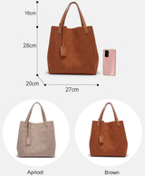 Classic Women’s Bucket Shoulder Bag – High-Capacity Fashion Handbag (Made in USA)