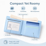 Wallets High Quality Synthetic Leather Embroidery Short Bifold Small Wallet for Men Women Unisex Cute Card Holder Coin Purse