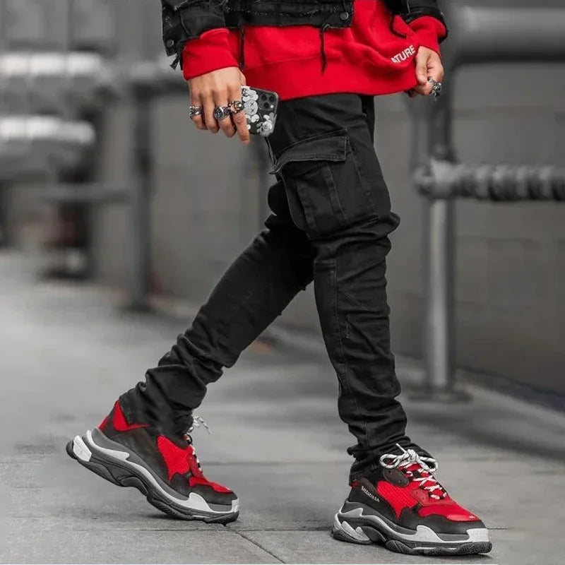 Men’s Slim Fit Cargo Jogger Jeans