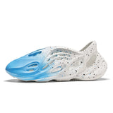 Men's Wide-Fit Beach Sandals — Buckle Strap Platform Slides