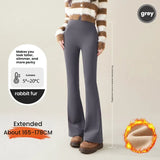 Women's Fleece-Lined High Waist Flare Leggings