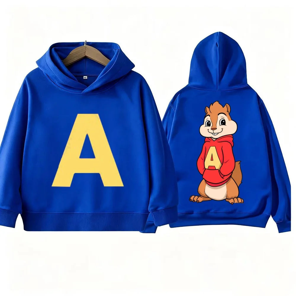 Kids’ Cartoon Pullover Hoodie