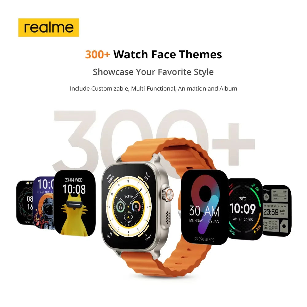 realme Watch 5 – 1.97" AMOLED GPS Smart Watch, 14-Day Battery