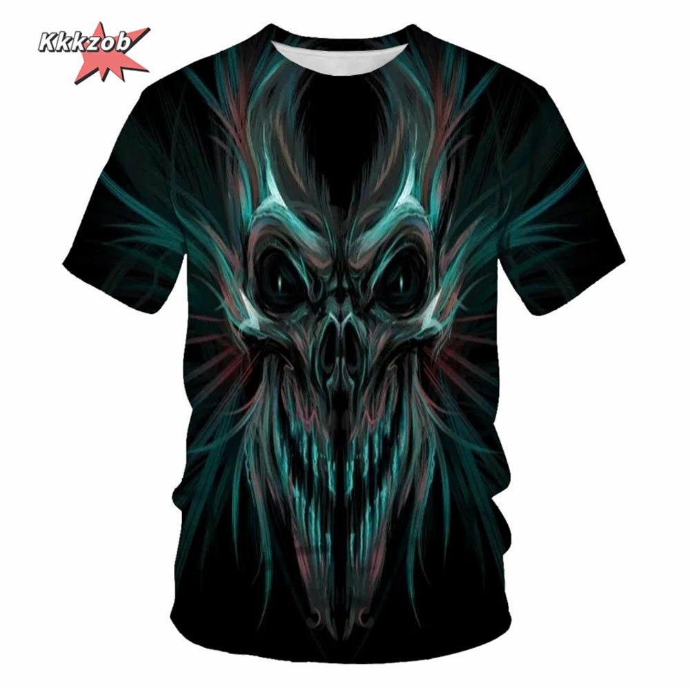Men's Skull Beer Graphic T-Shirt