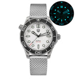Watchdives WD007Q Titanium Dive Watch 42mm VH31 Sweep Quartz Men Watch Sapphire Crystal Helium Escape Valve 200M Waterproof Lumi