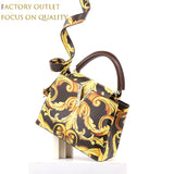 Ins Famous Fashion Classic Printed PU Leather Women's Handbags – Luxury Elegant Shoulder Crossbody Top Handle Bag