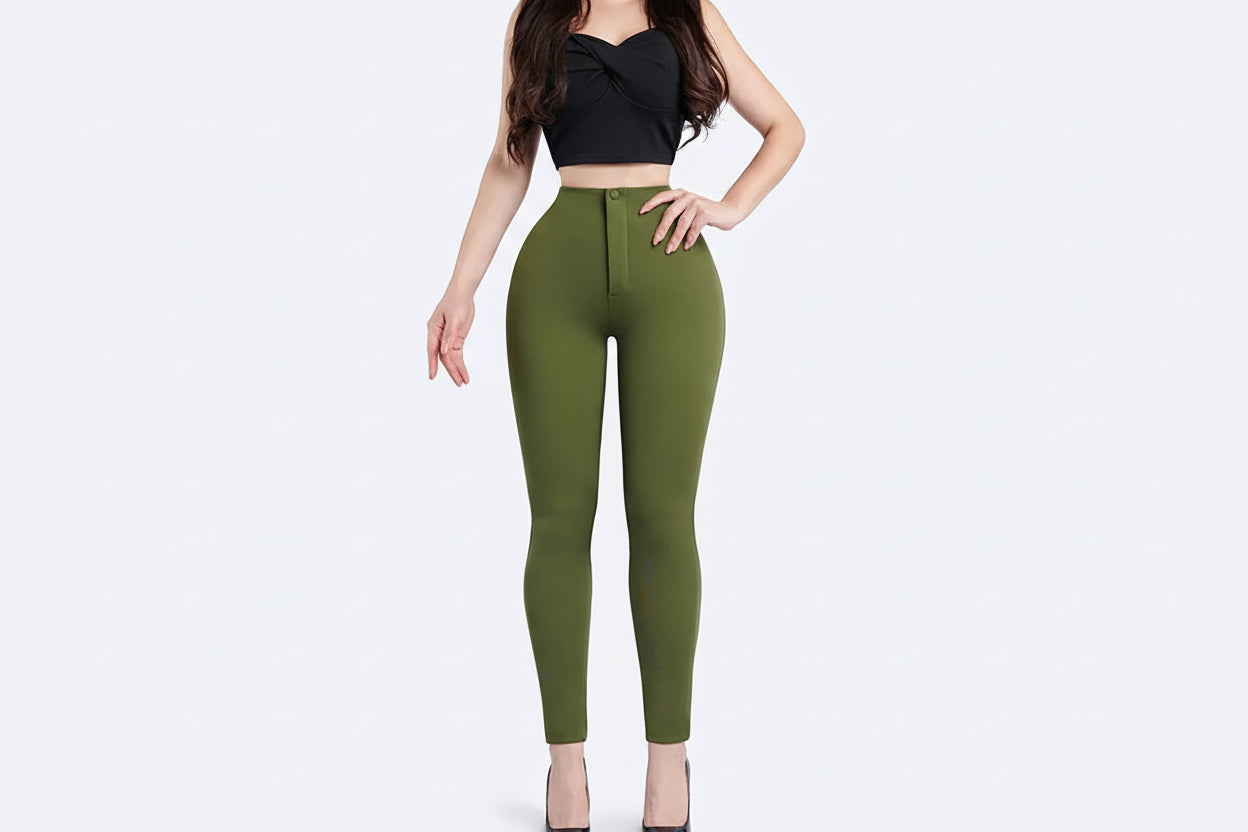 High Waisted Yoga Pants for Women - Tummy Control Push Up Gym Leggings