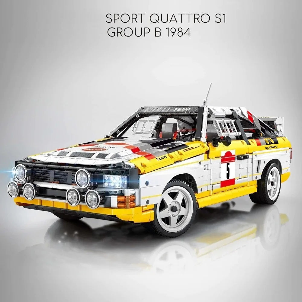 Retro Rally Car Building Set | 3,887 Pieces