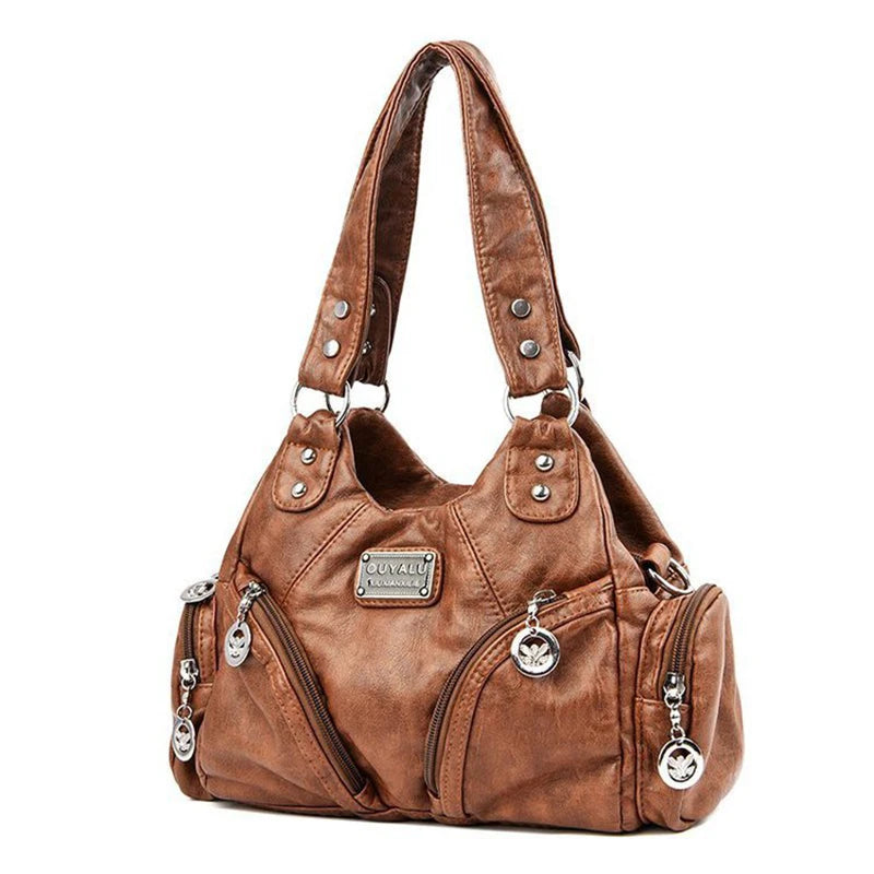 Luxury Soft PU Leather Women's Shoulder Bag